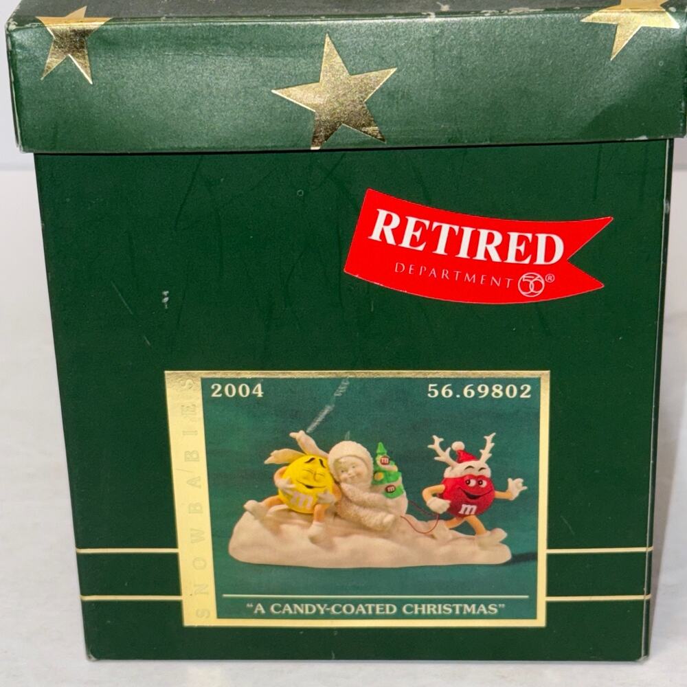 Department 56 Snowbabies M&M's "A Candy-Coated Christmas" - The Guest Collection - Picture 4 of 11